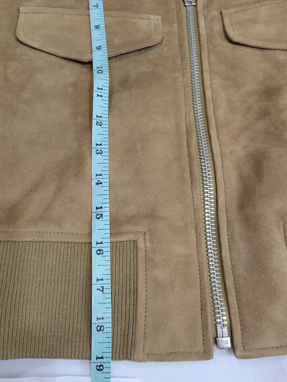 J Crew Collection cropped flight jacket in suede CN080 Size XXS NEW $698 - Picture 8 of 8